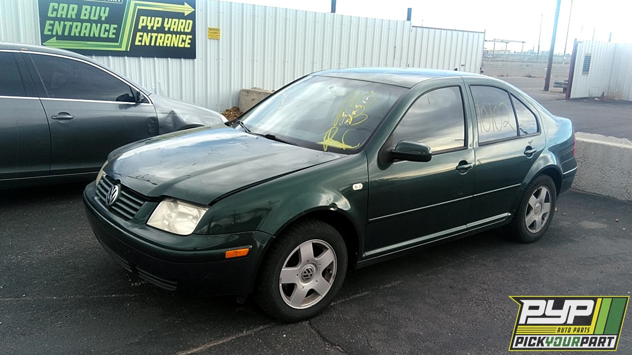 2000 VOLKSWAGEN JETTA partes disponibles
