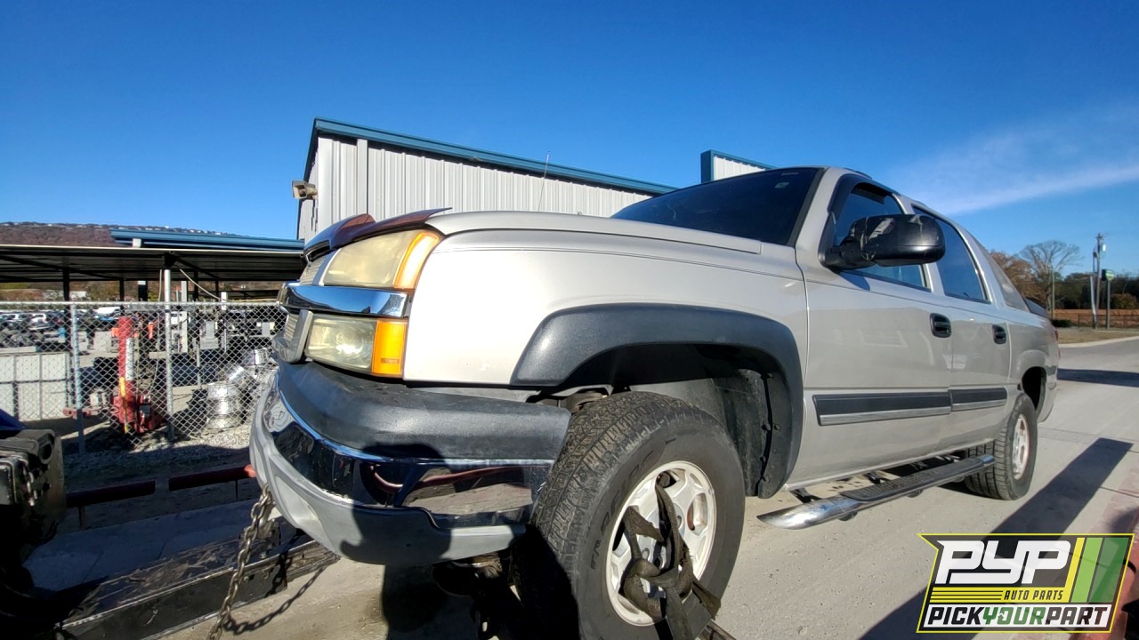 2004 CHEVROLET AVALANCHE 1500 partes disponibles