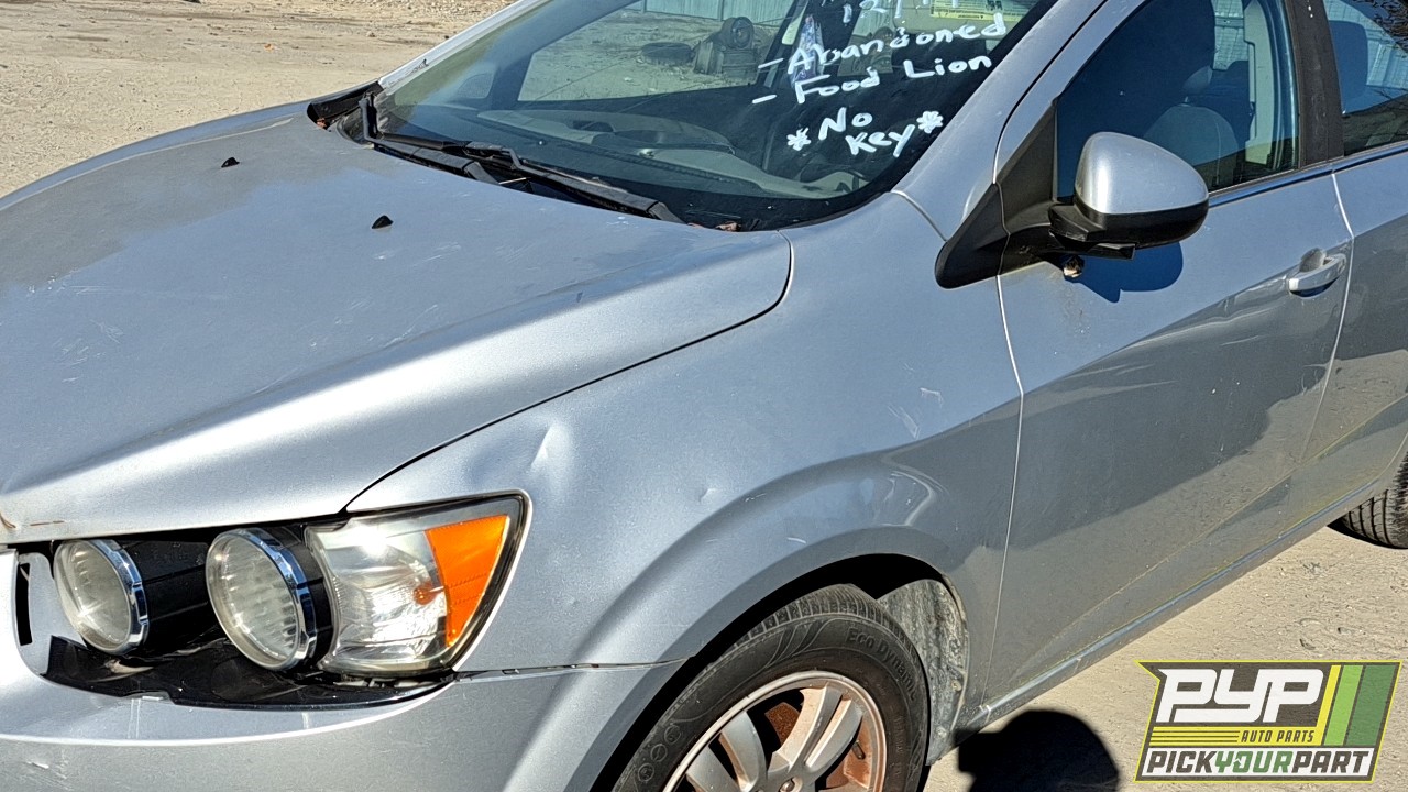 2013 CHEVROLET SONIC partes disponibles