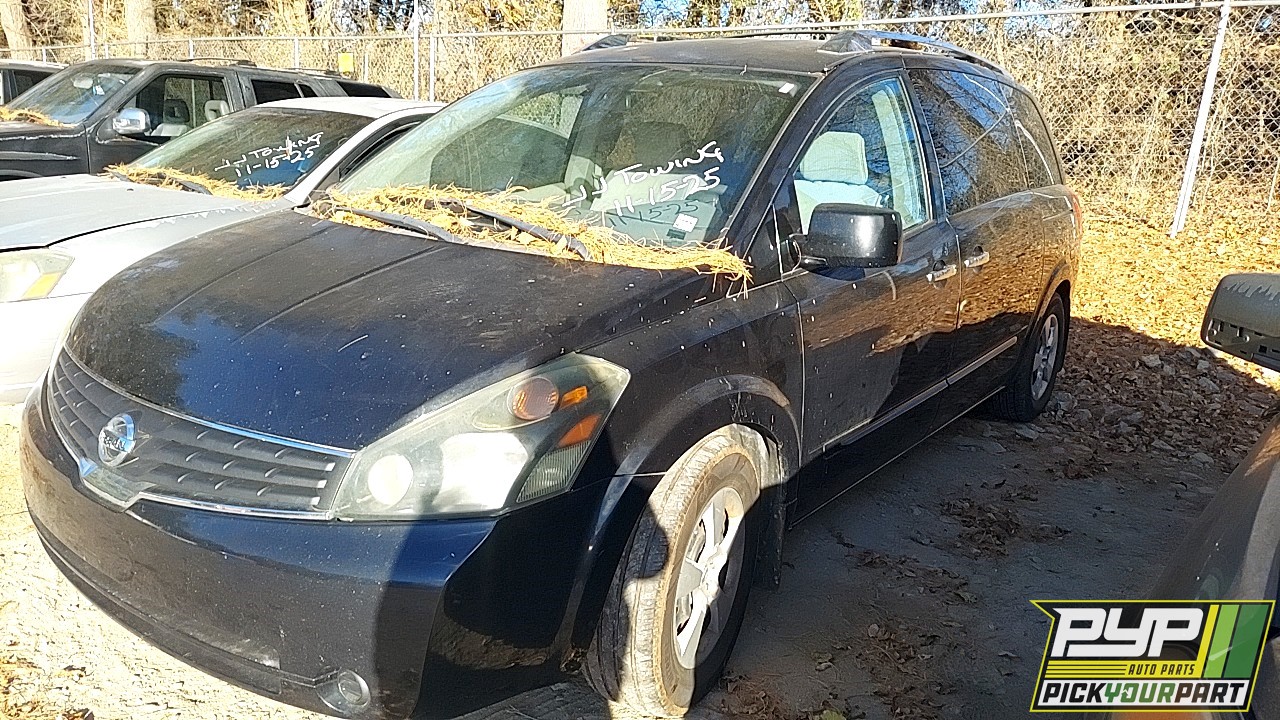 2007 NISSAN QUEST partes disponibles