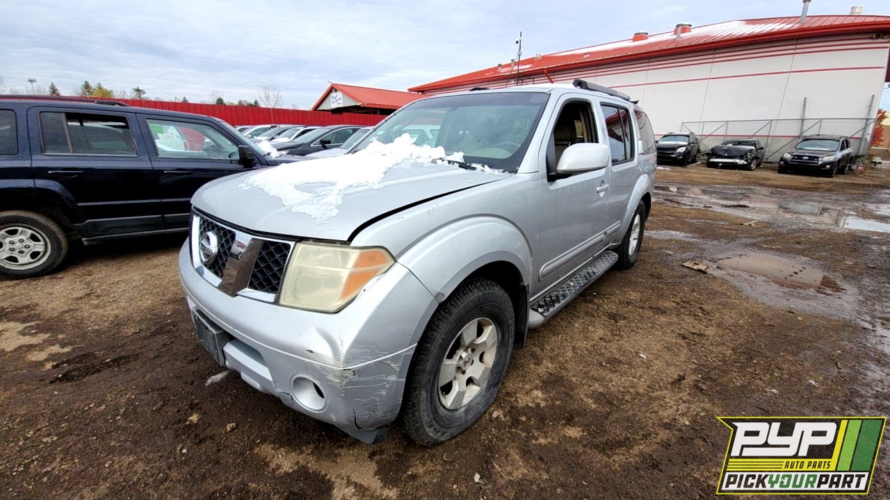 2006 NISSAN PATHFINDER partes disponibles
