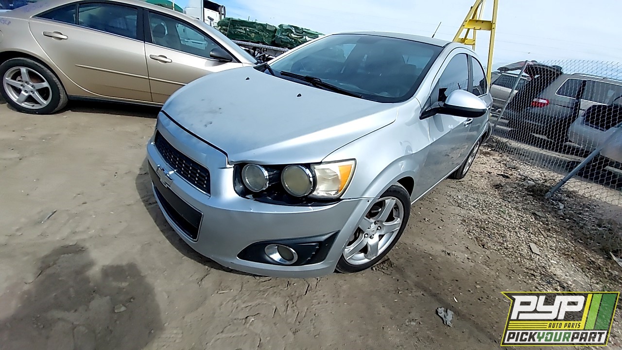 2012 CHEVROLET SONIC partes disponibles