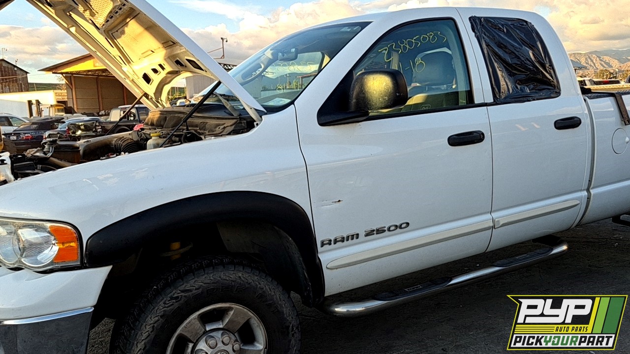 2003 DODGE RAM 2500 partes disponibles