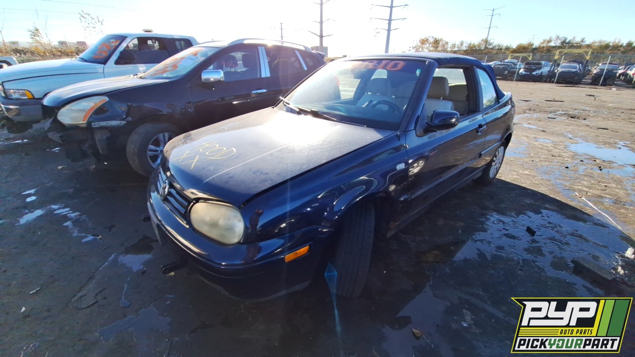 2001 VOLKSWAGEN CABRIO available for parts
