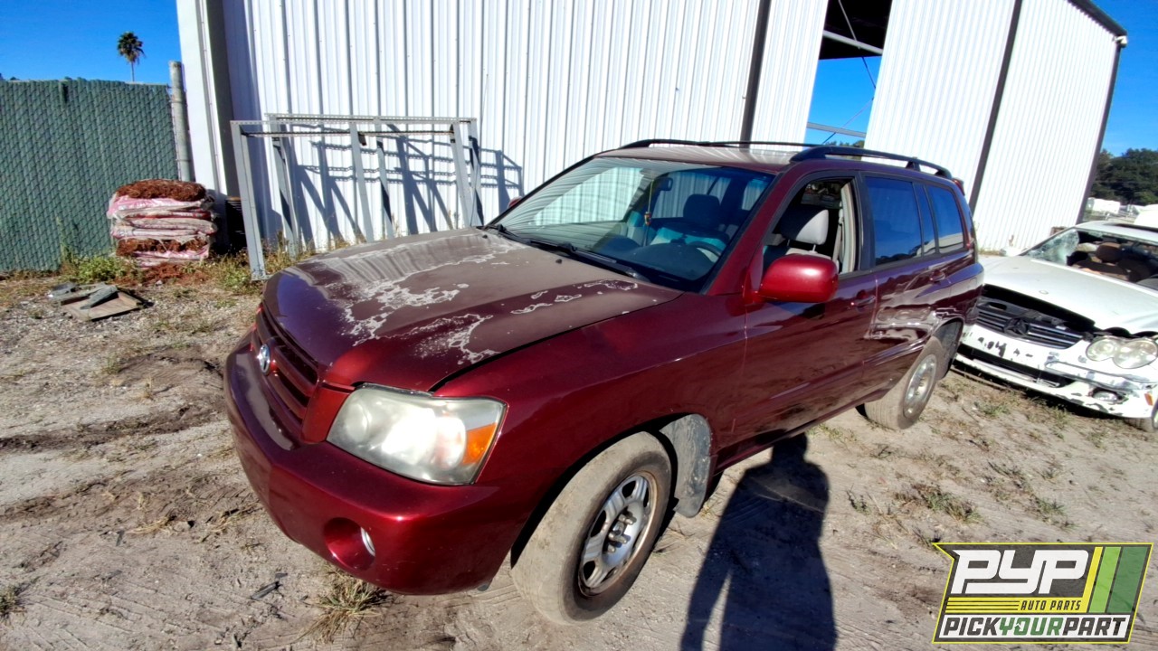 2007 TOYOTA HIGHLANDER available for parts