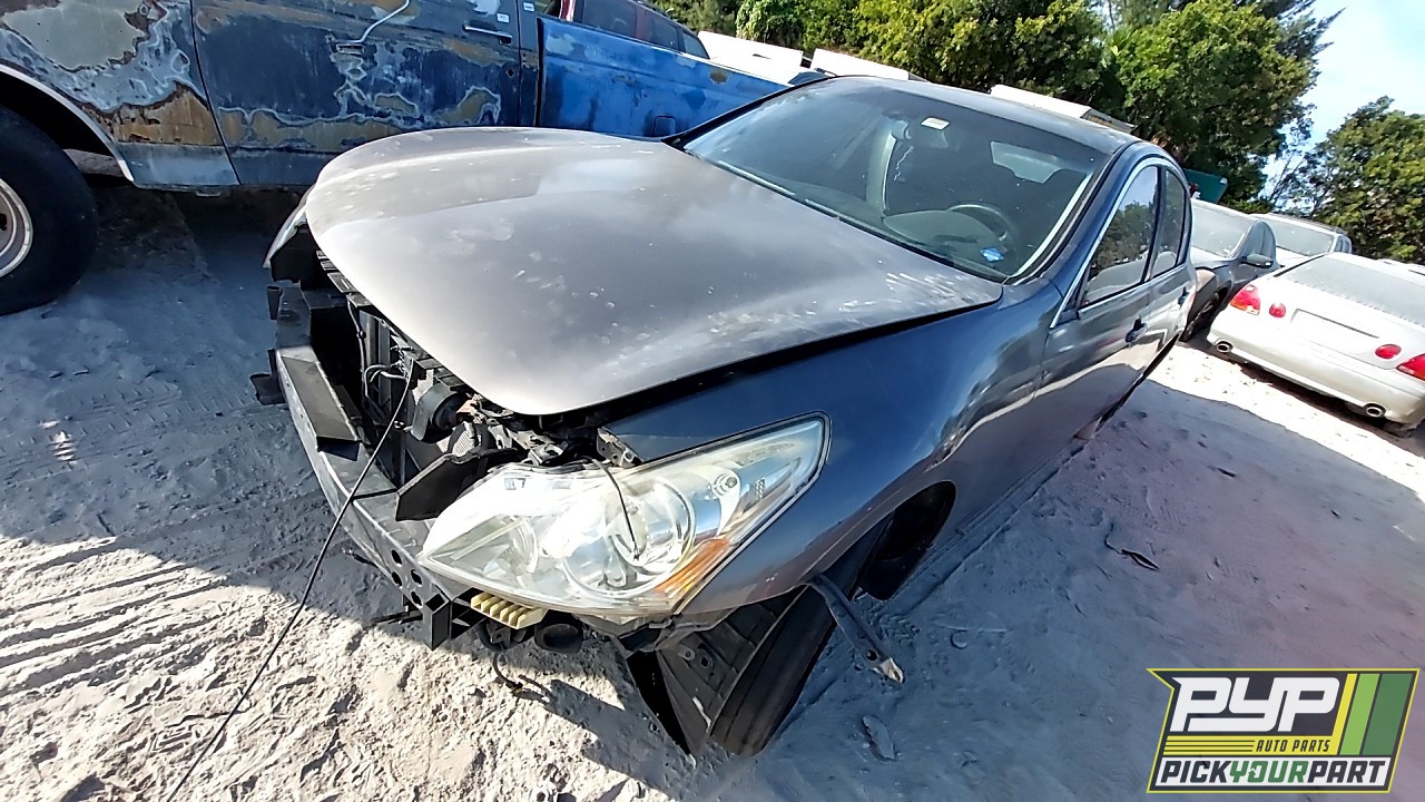 2010 INFINITI G37 partes disponibles