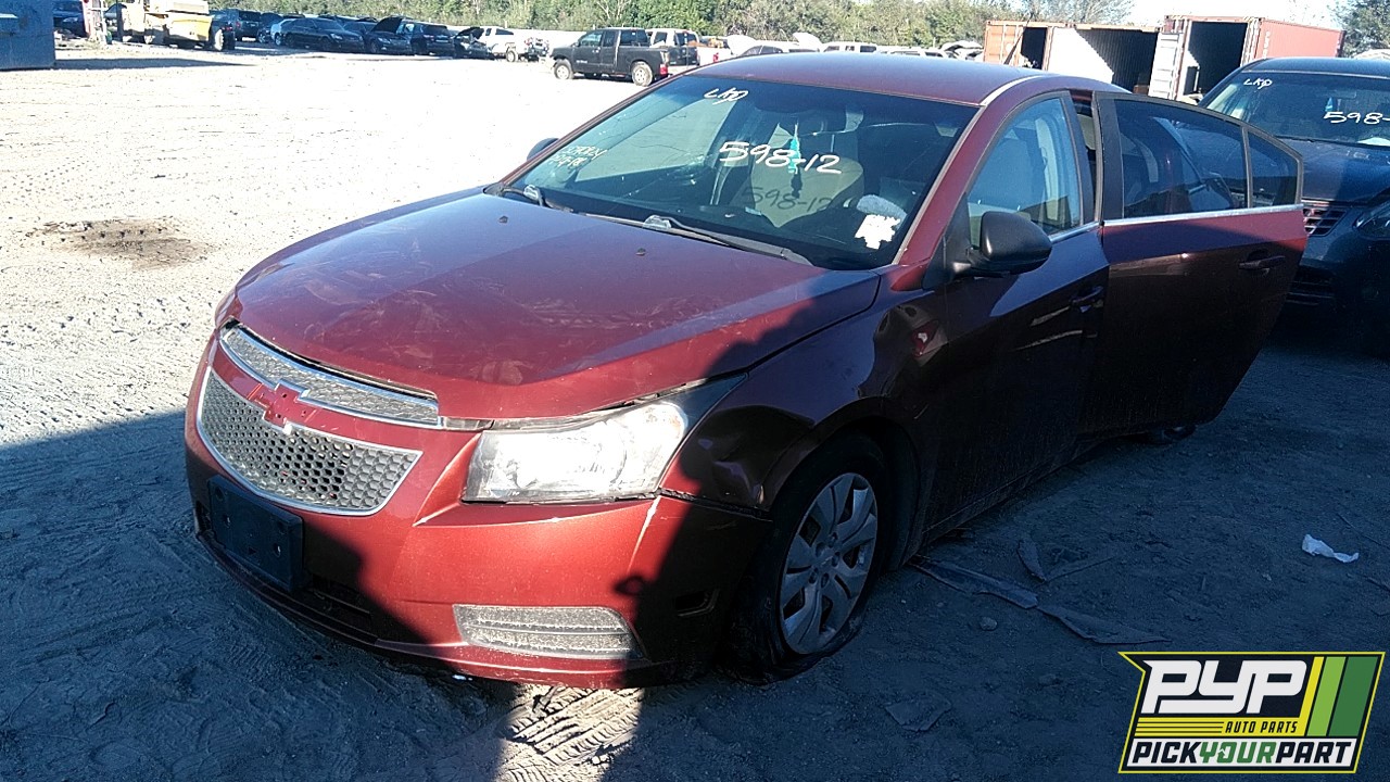 2012 CHEVROLET CRUZE partes disponibles