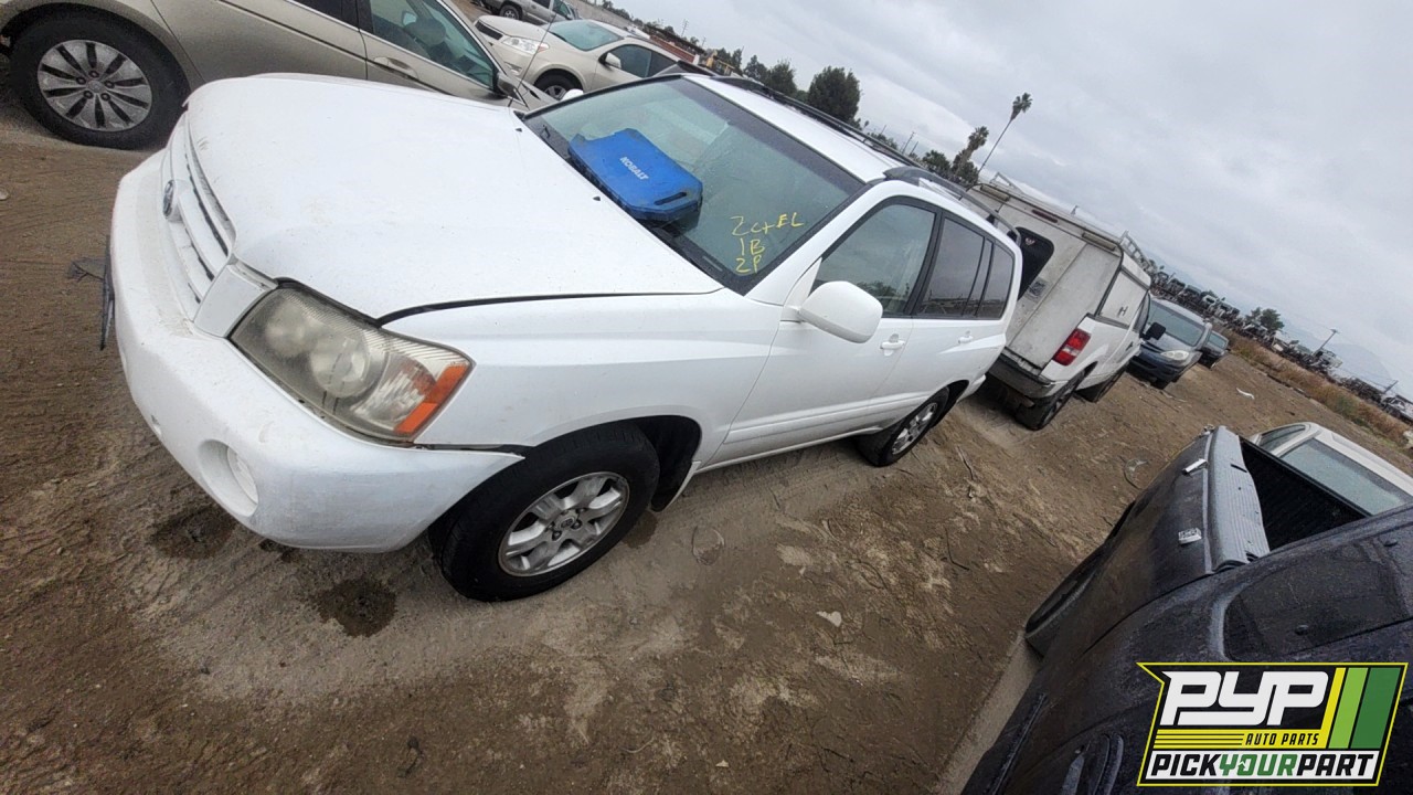 2001 TOYOTA HIGHLANDER available for parts