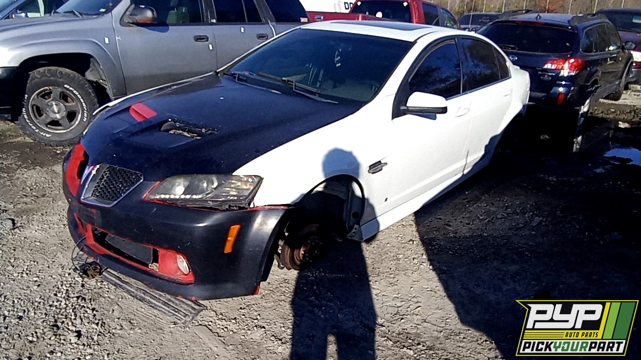 2008 PONTIAC G8 available for parts