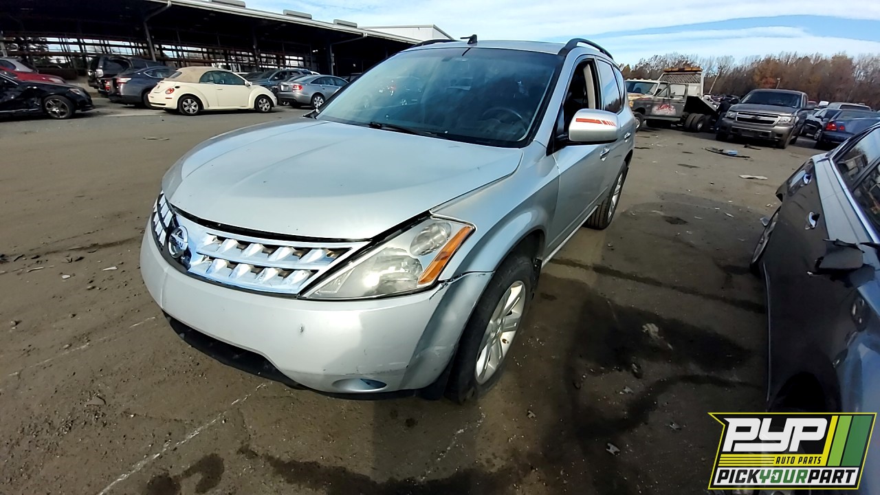 2006 NISSAN MURANO partes disponibles