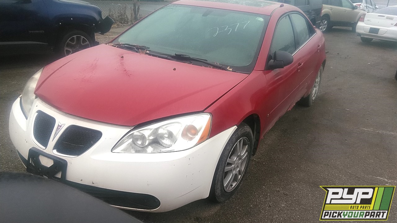 2006 PONTIAC G6 partes disponibles