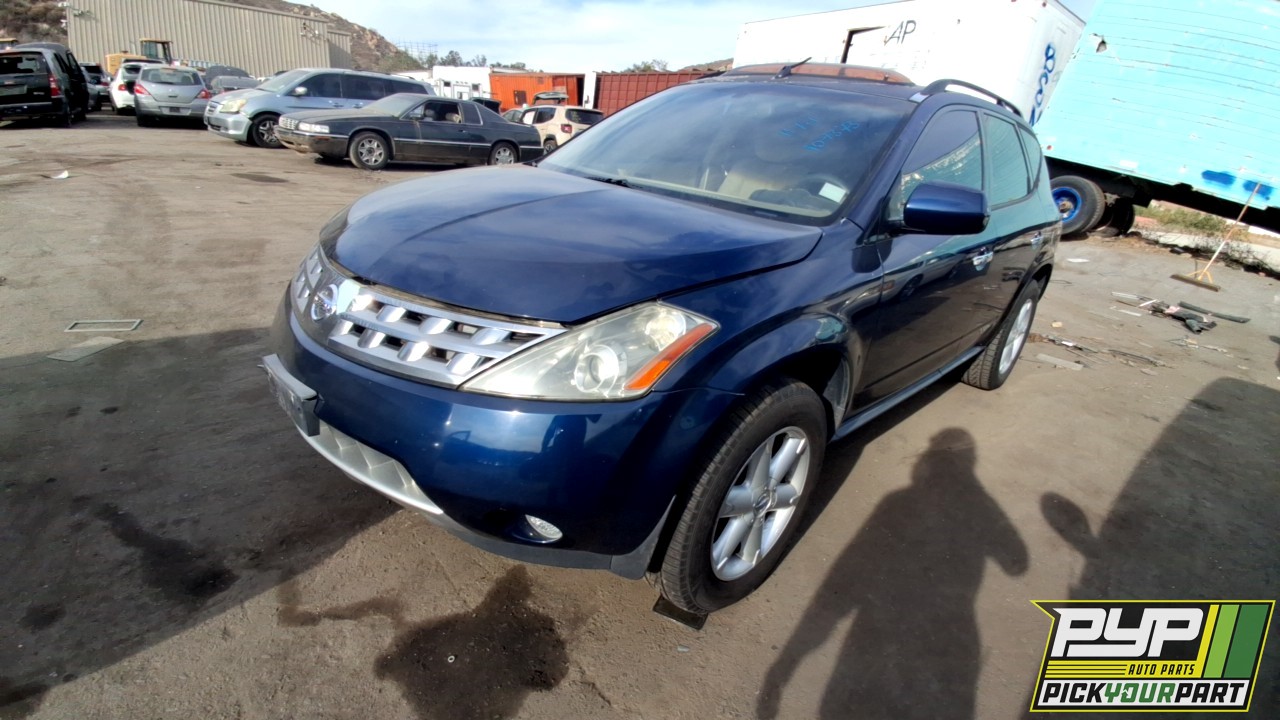 2005 NISSAN MURANO partes disponibles