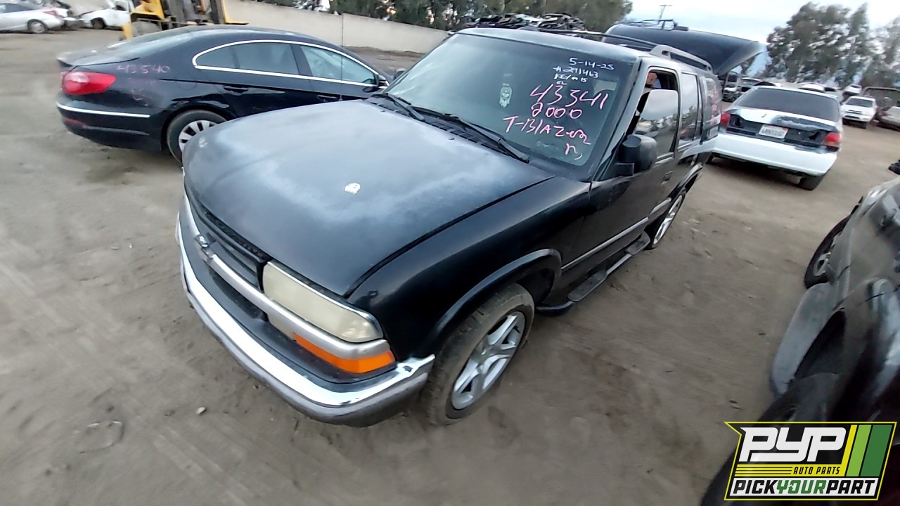 2000 CHEVROLET BLAZER partes disponibles