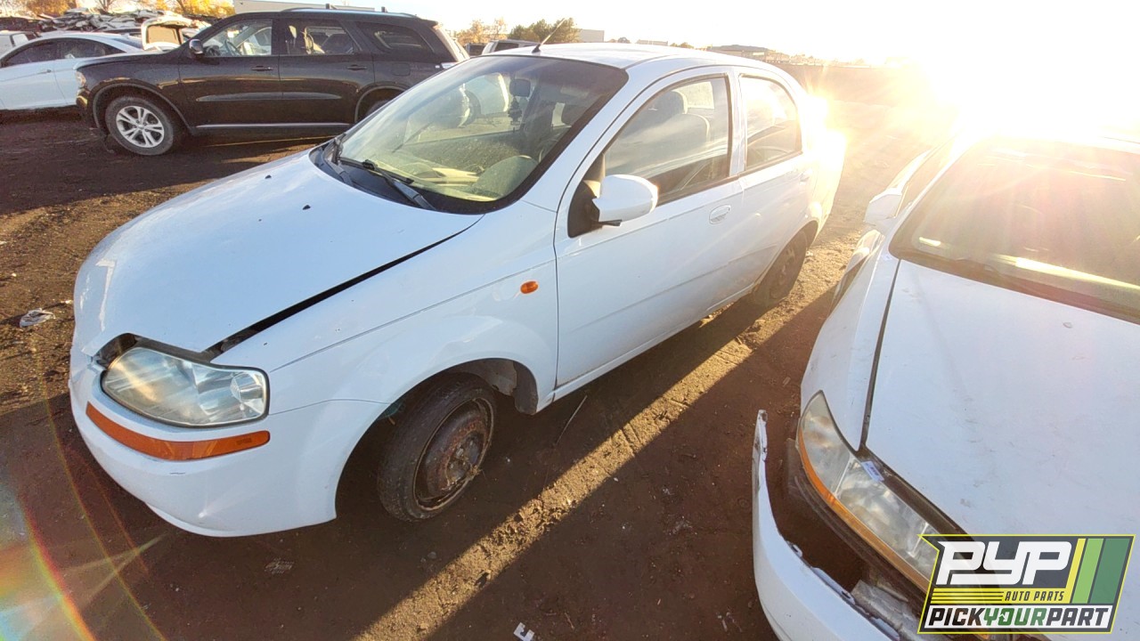 2004 CHEVROLET AVEO available for parts