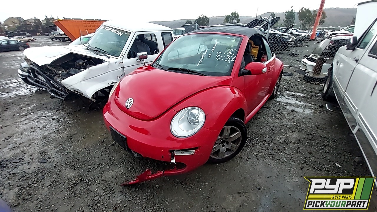 2007 VOLKSWAGEN BEETLE partes disponibles