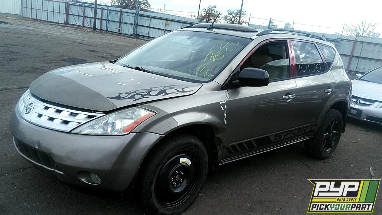 2003 NISSAN MURANO partes disponibles