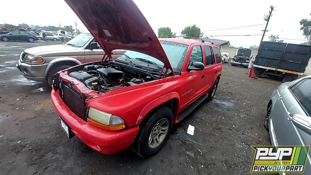 2001 DODGE DURANGO partes disponibles