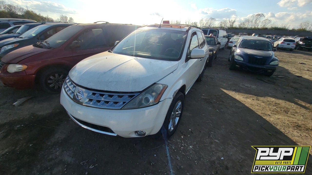 2006 NISSAN MURANO partes disponibles