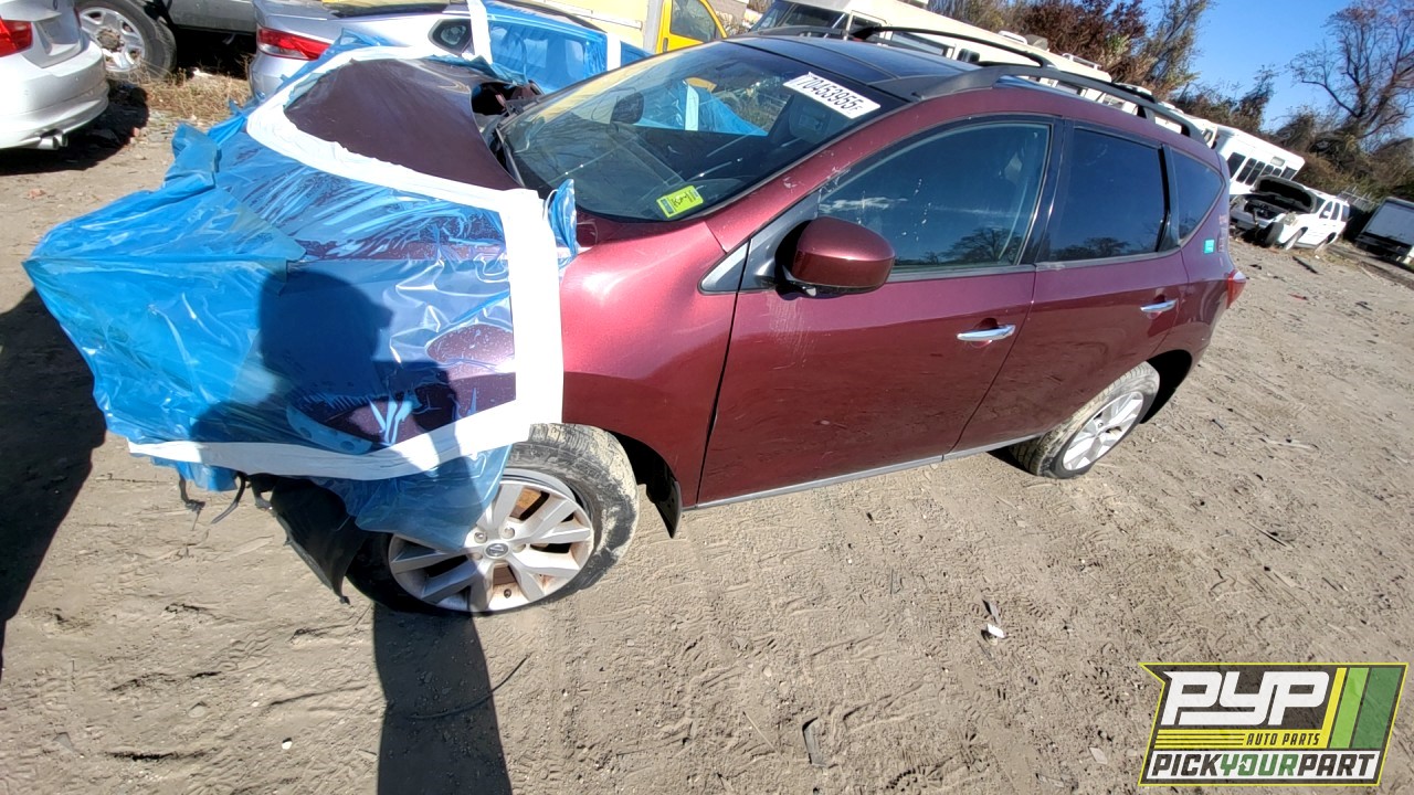 2011 NISSAN MURANO partes disponibles