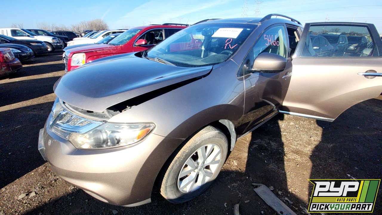 2012 NISSAN MURANO partes disponibles