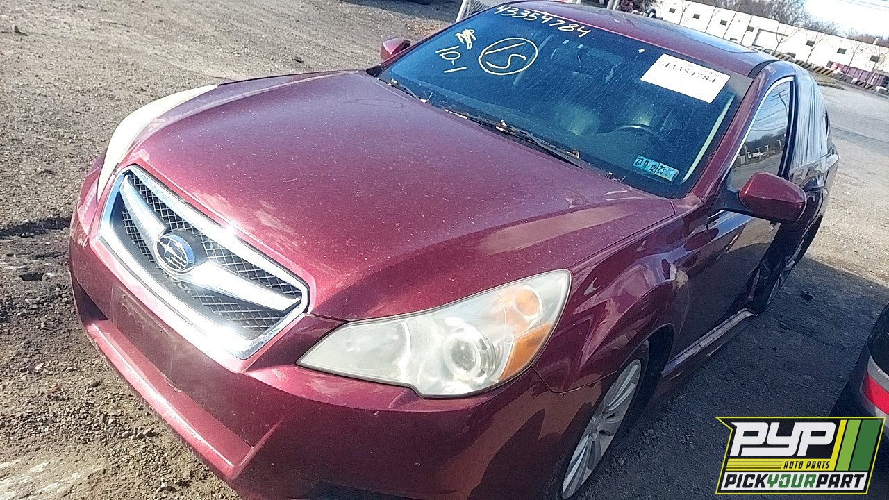 2010 SUBARU LEGACY partes disponibles