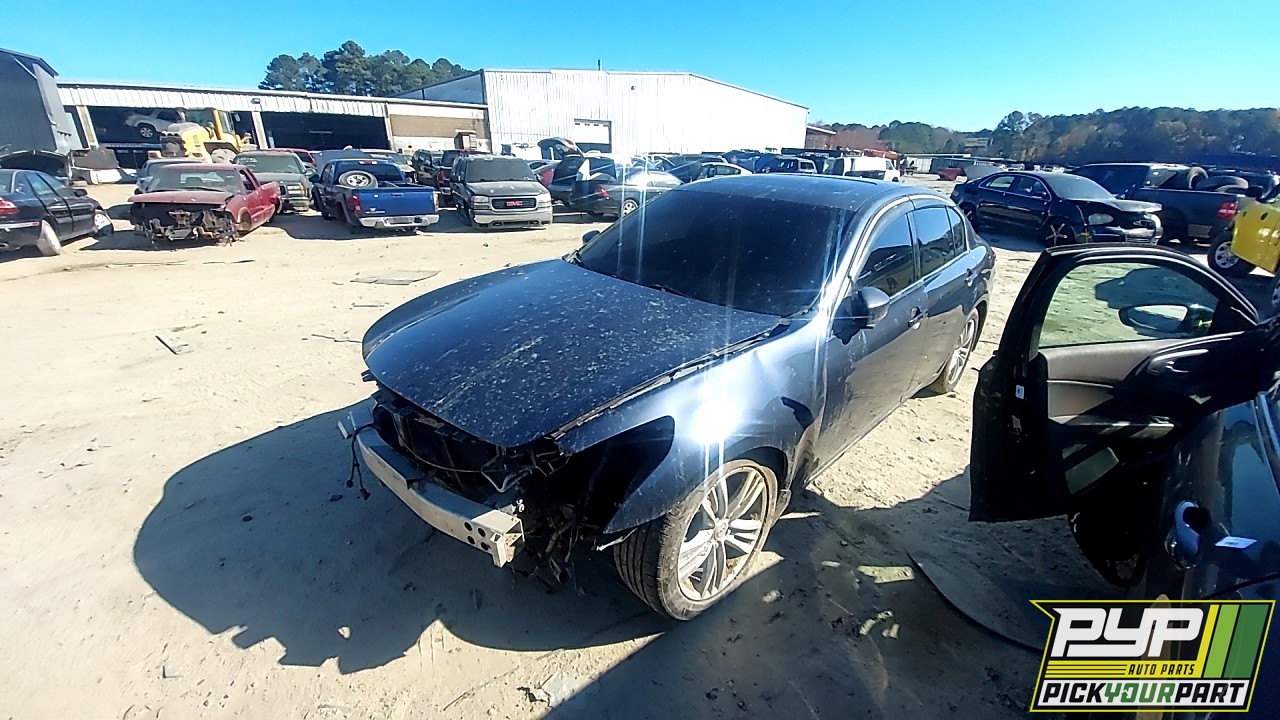 2010 INFINITI G37 partes disponibles