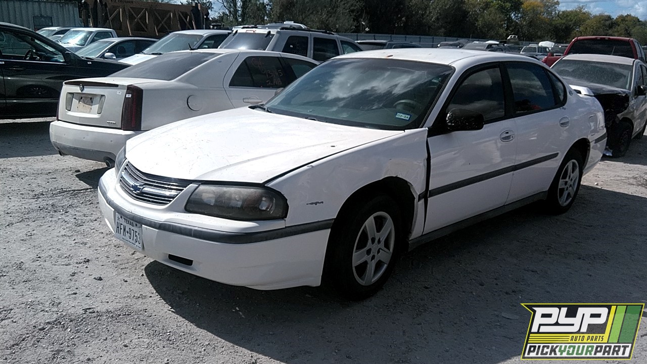 2004 CHEVROLET IMPALA partes disponibles