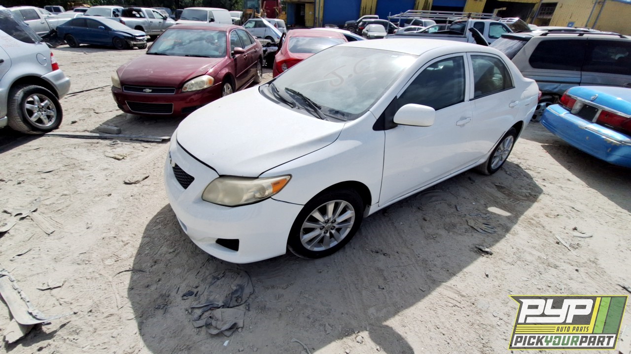 2009 TOYOTA COROLLA partes disponibles