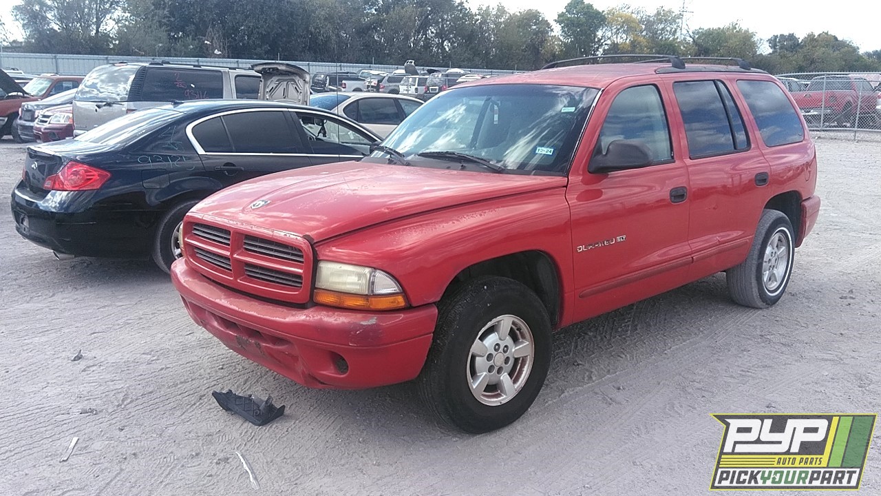 2001 DODGE DURANGO partes disponibles
