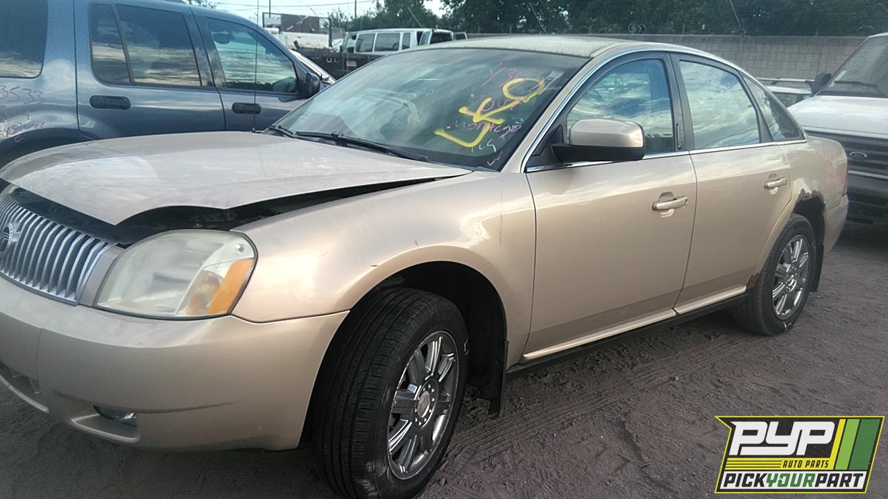 2007 MERCURY MONTEGO partes disponibles