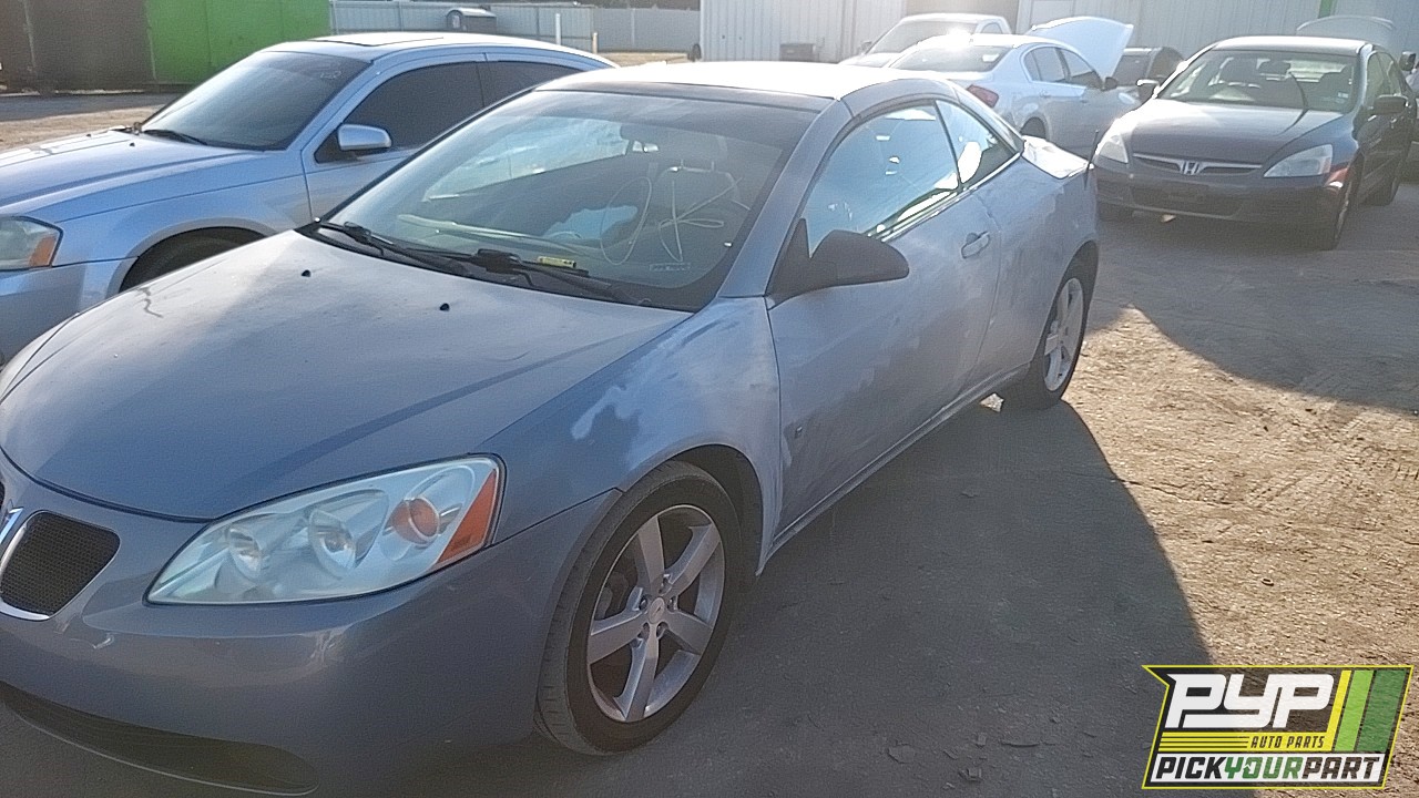 2007 PONTIAC G6 partes disponibles