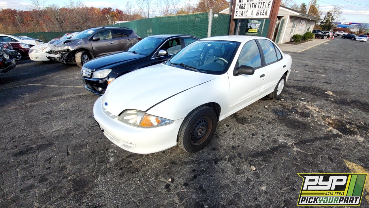 2002 CHEVROLET CAVALIER partes disponibles