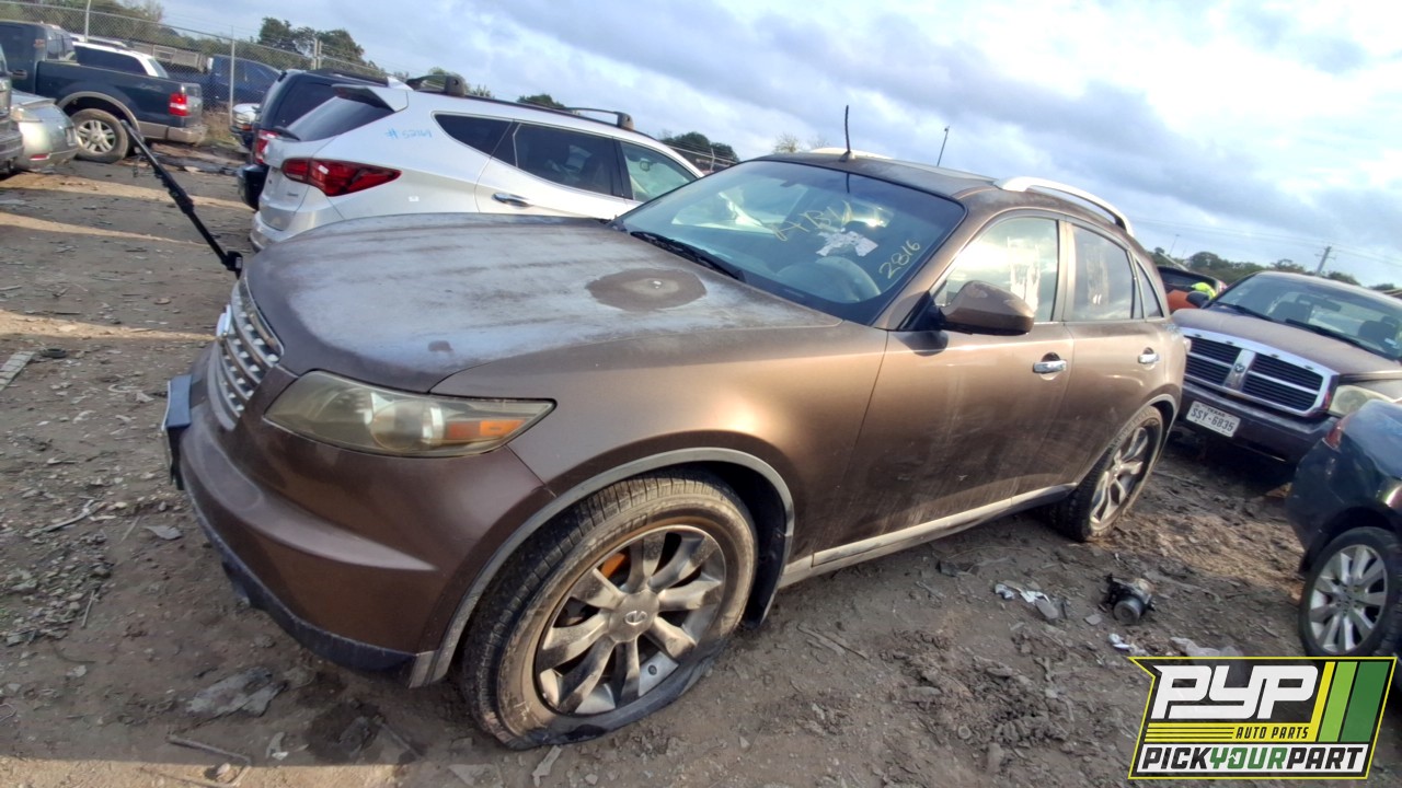 2008 INFINITI FX35 partes disponibles