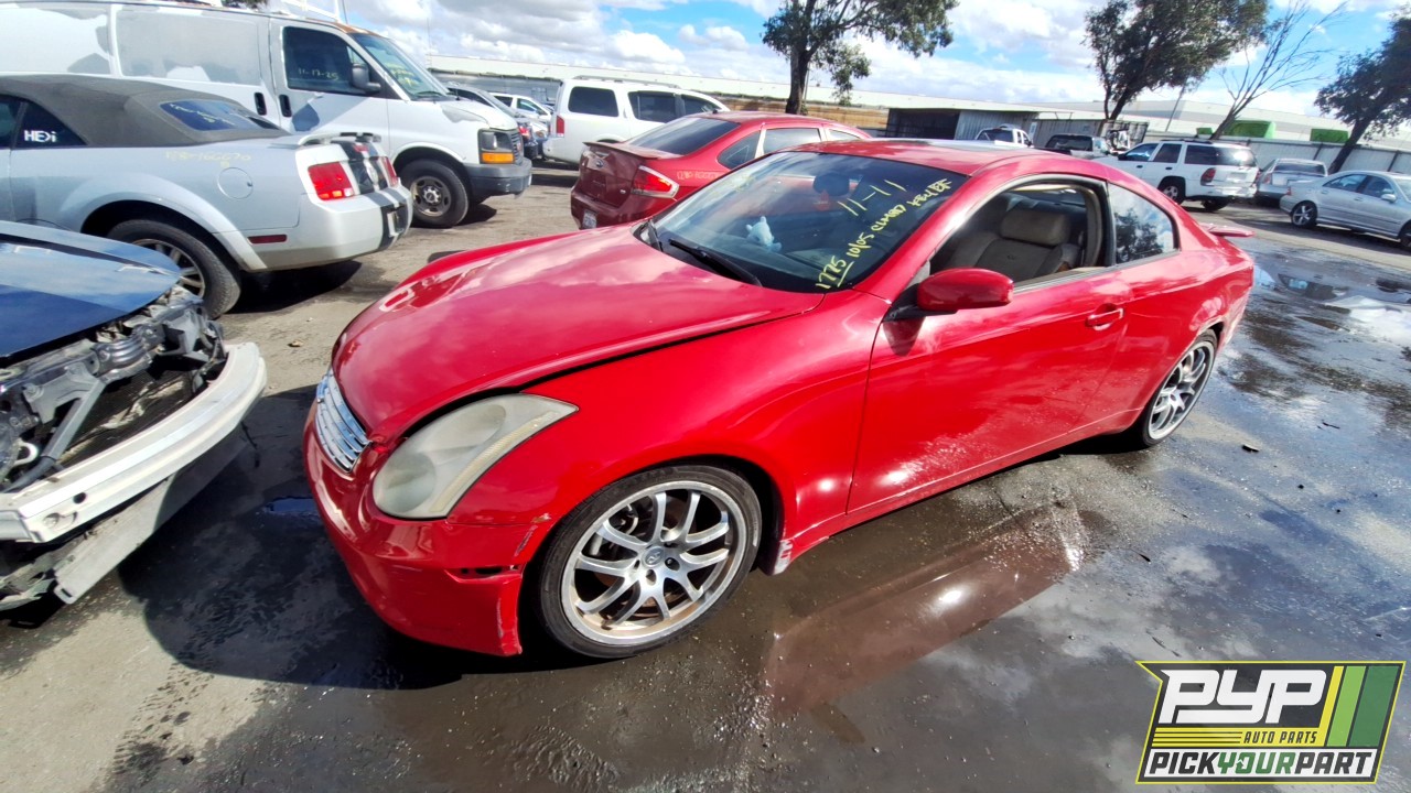 2005 INFINITI G35 available for parts