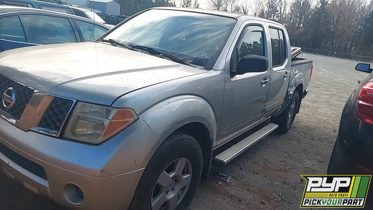 2005 NISSAN FRONTIER partes disponibles