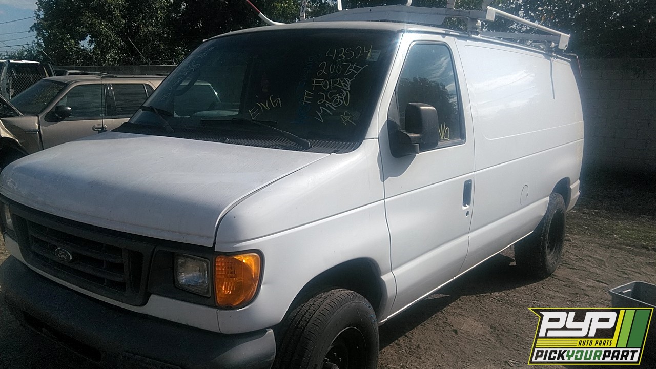 2007 FORD E-250 partes disponibles