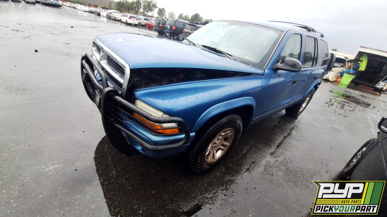 2002 DODGE DURANGO partes disponibles