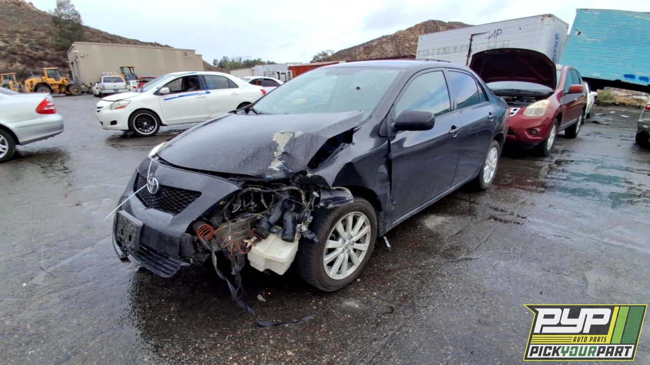 2009 TOYOTA COROLLA partes disponibles