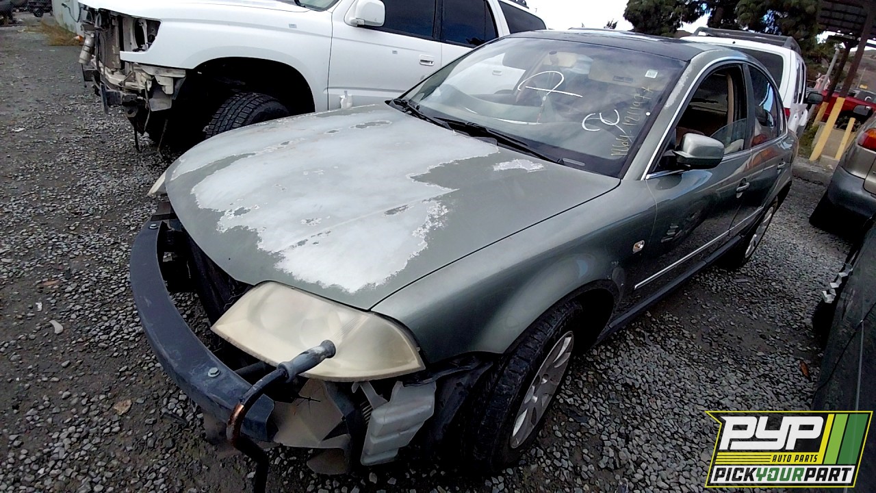 2001 VOLKSWAGEN PASSAT partes disponibles