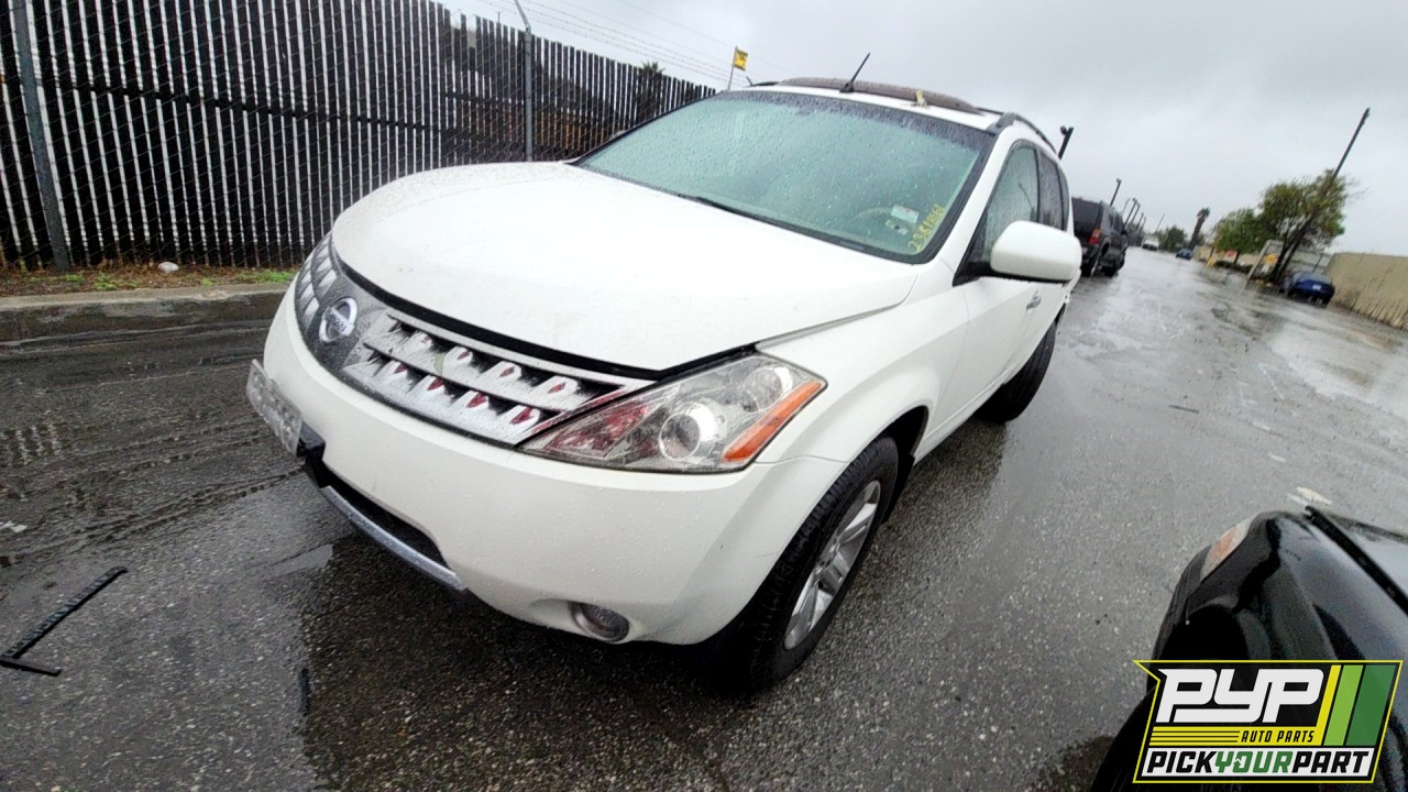 2007 NISSAN MURANO partes disponibles