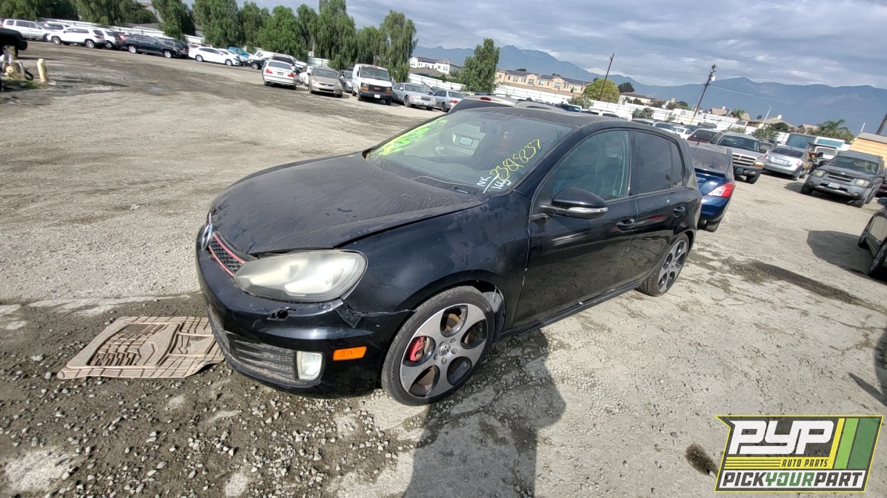 2011 VOLKSWAGEN GTI partes disponibles