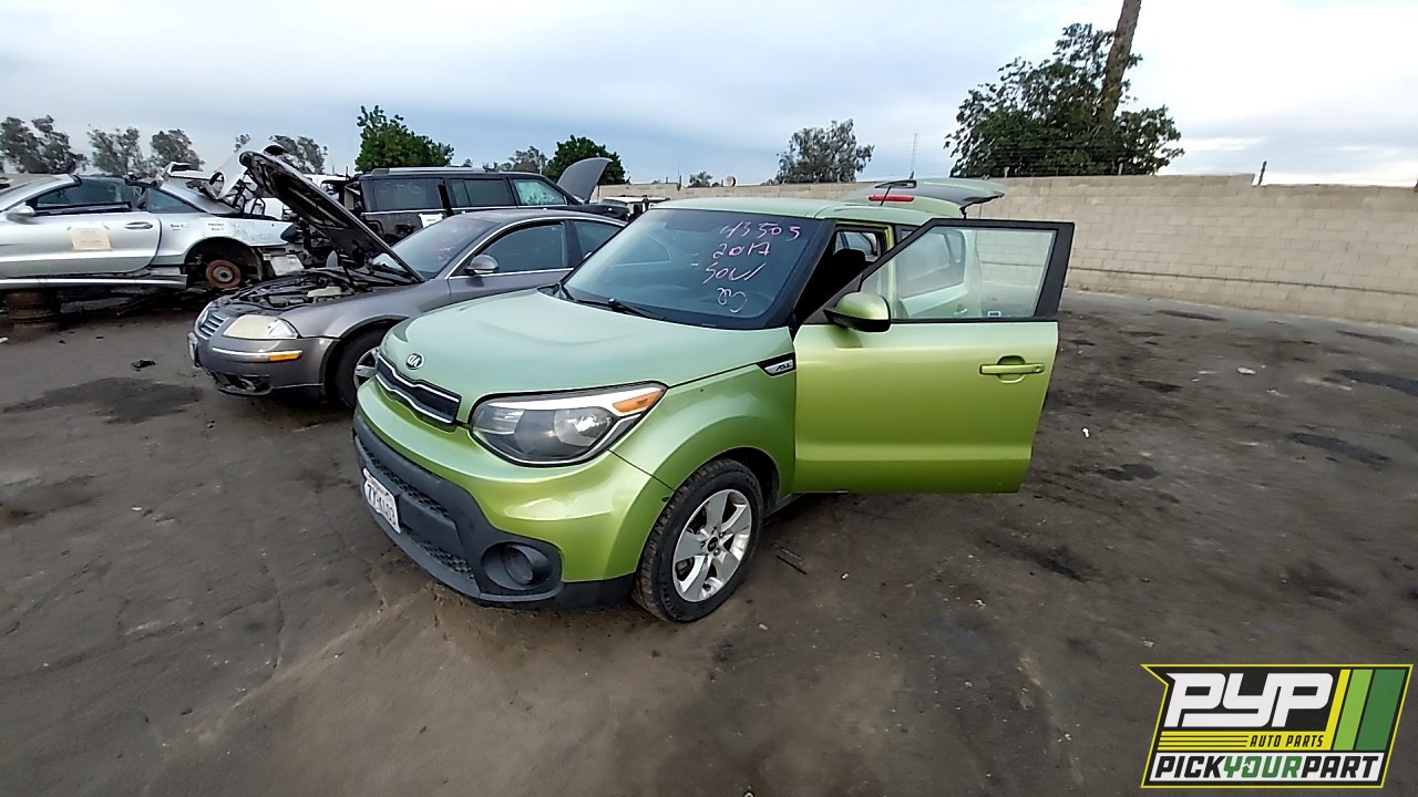 2017 KIA SOUL partes disponibles