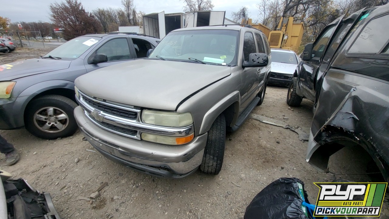 2002 CHEVROLET TAHOE partes disponibles