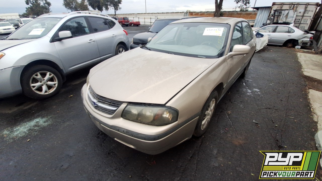 2002 CHEVROLET IMPALA partes disponibles