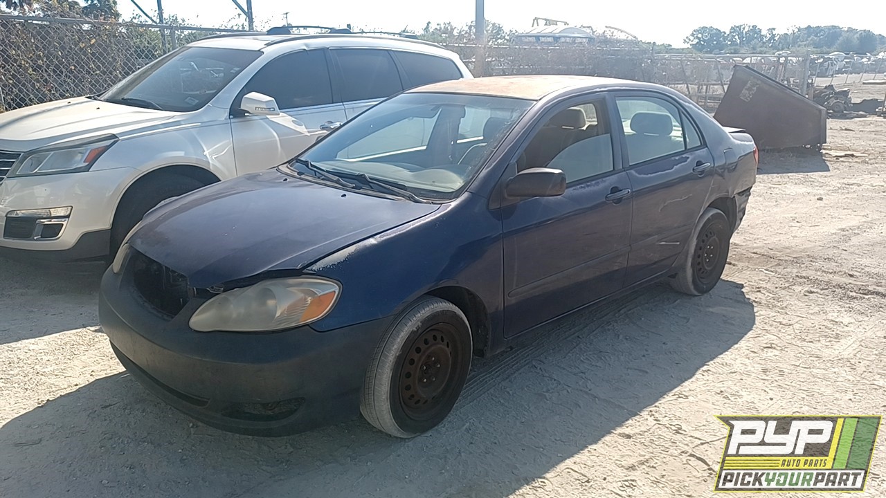 2007 TOYOTA COROLLA available for parts