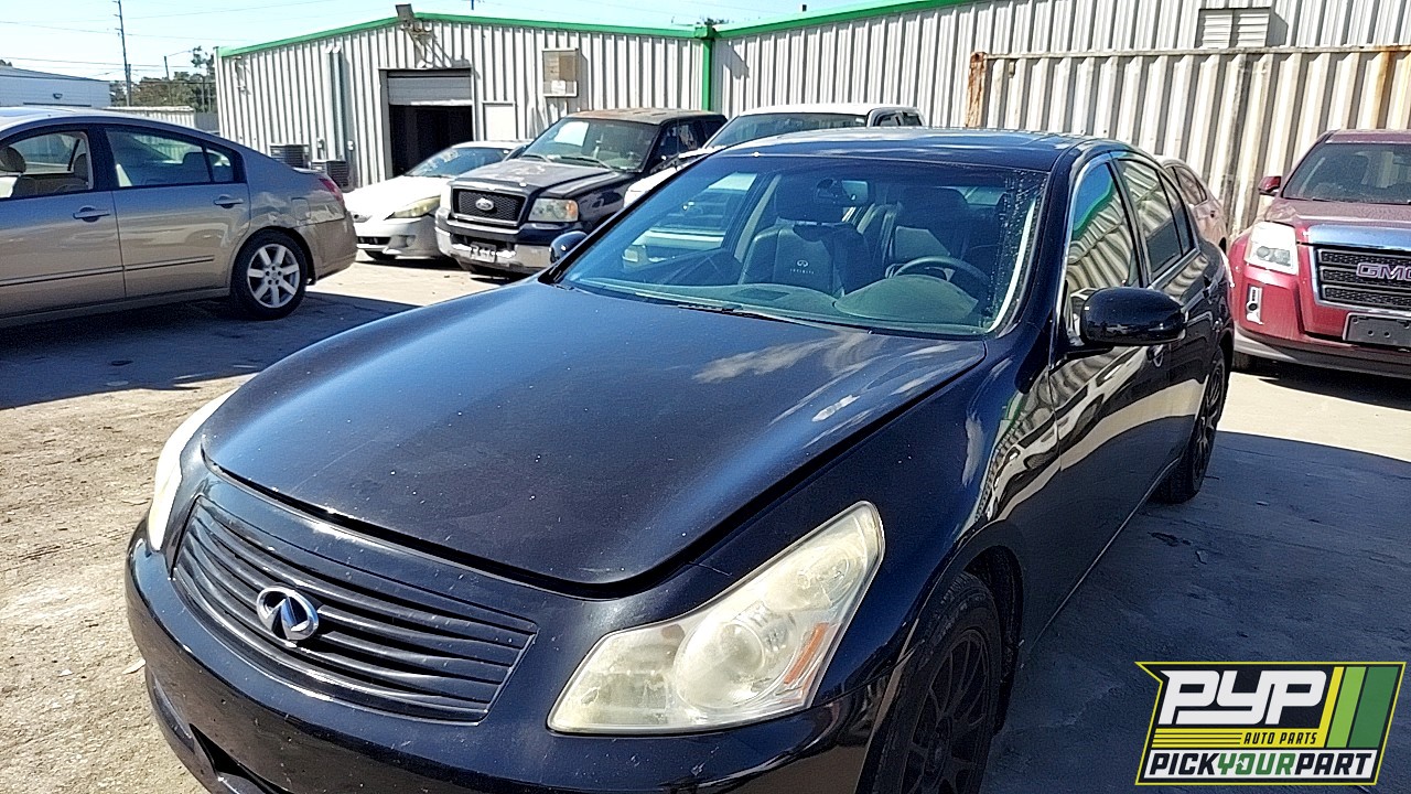2007 INFINITI G35 partes disponibles