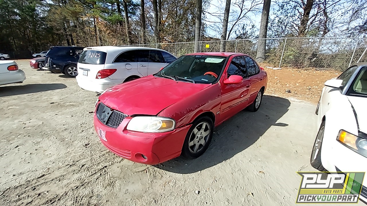 2006 NISSAN SENTRA partes disponibles