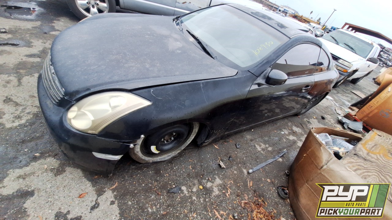 2007 INFINITI G35 partes disponibles