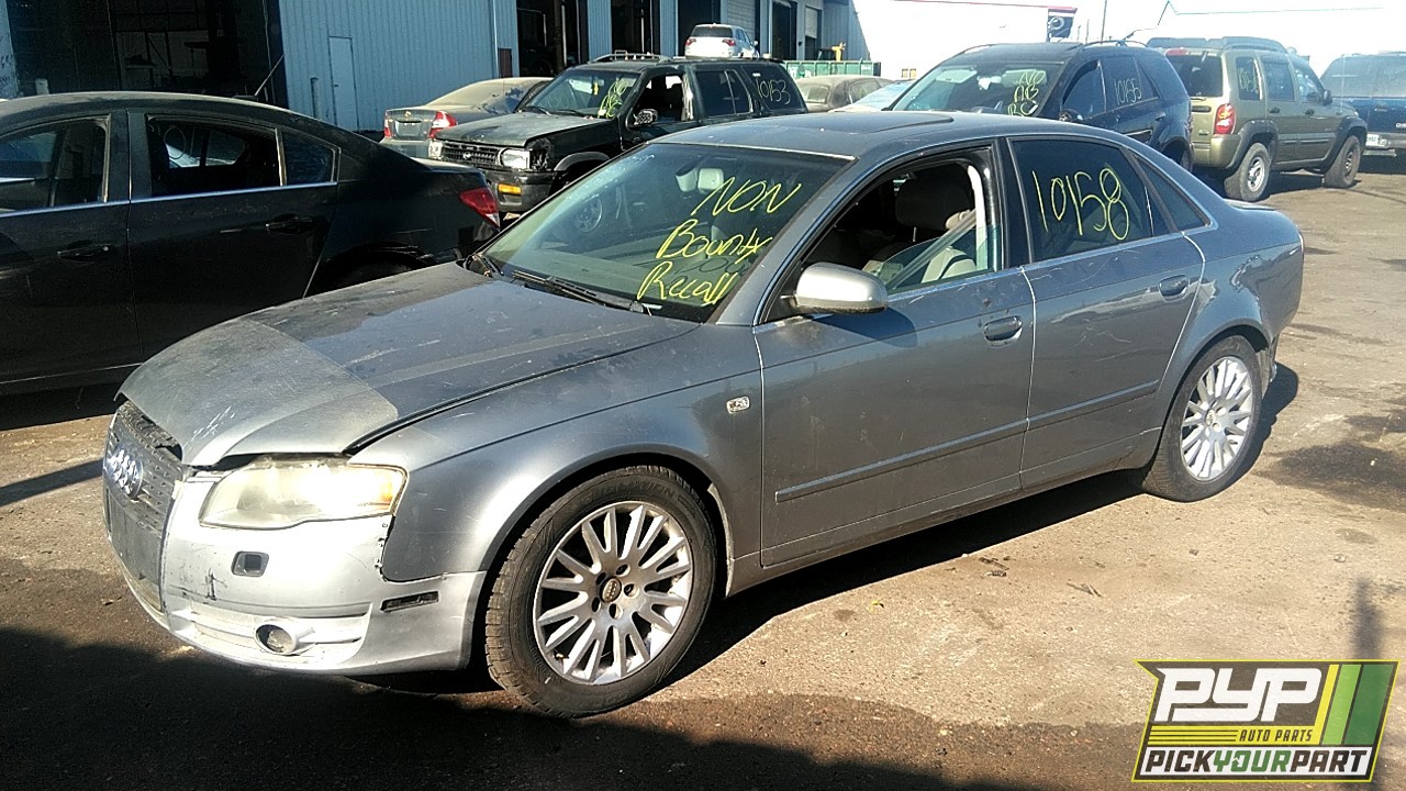 2005 AUDI A4 QUATTRO partes disponibles