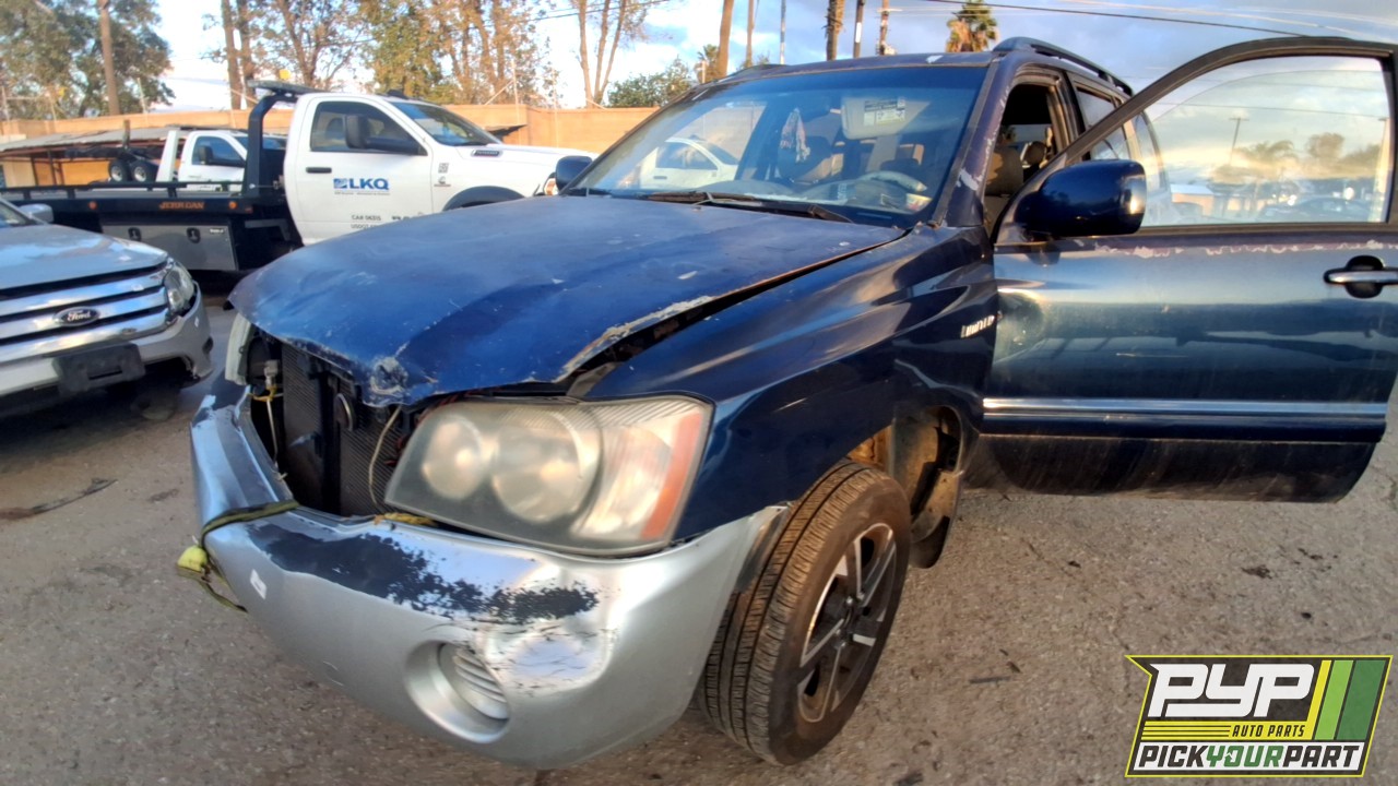 2002 TOYOTA HIGHLANDER available for parts